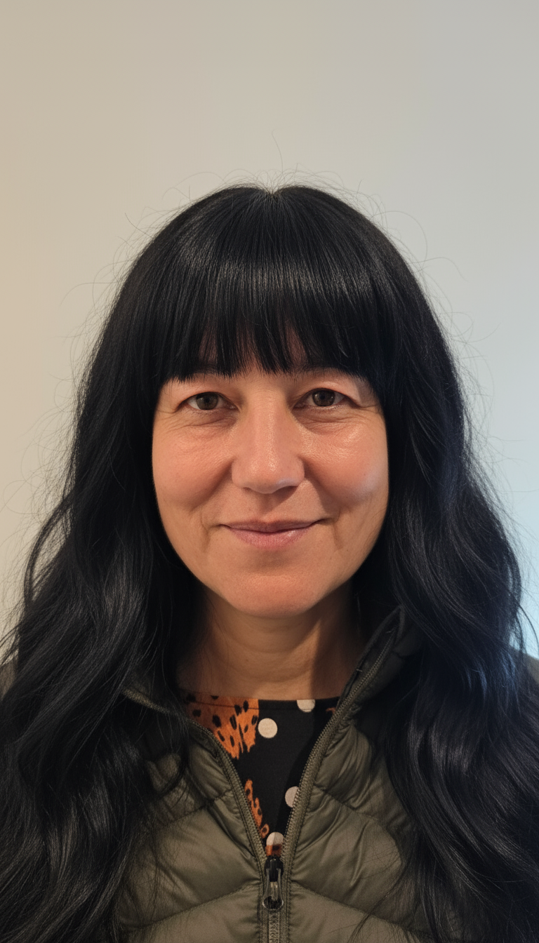 Mockup de look normal (Negro Azabache)