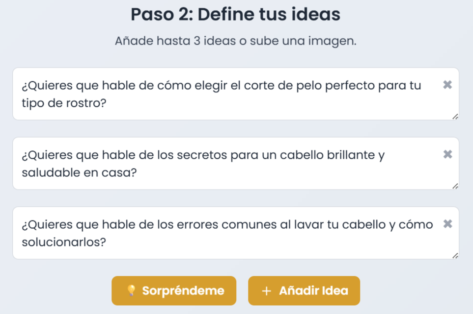 Generador de Posts con opción Sorpréndeme